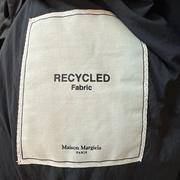 Maison Margiela Recycled Fabric Black Puffer - Picture 2 of 5